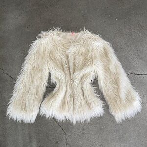 Shaggy Mongolian Faux Fur Jacket